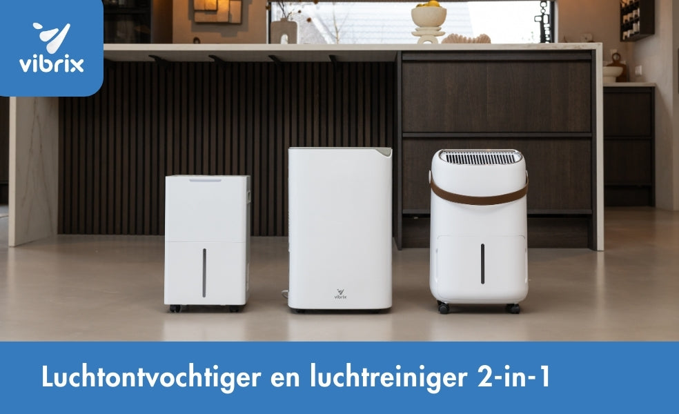 beste luchtontvochtiger en luchtreiniger 2-in-1