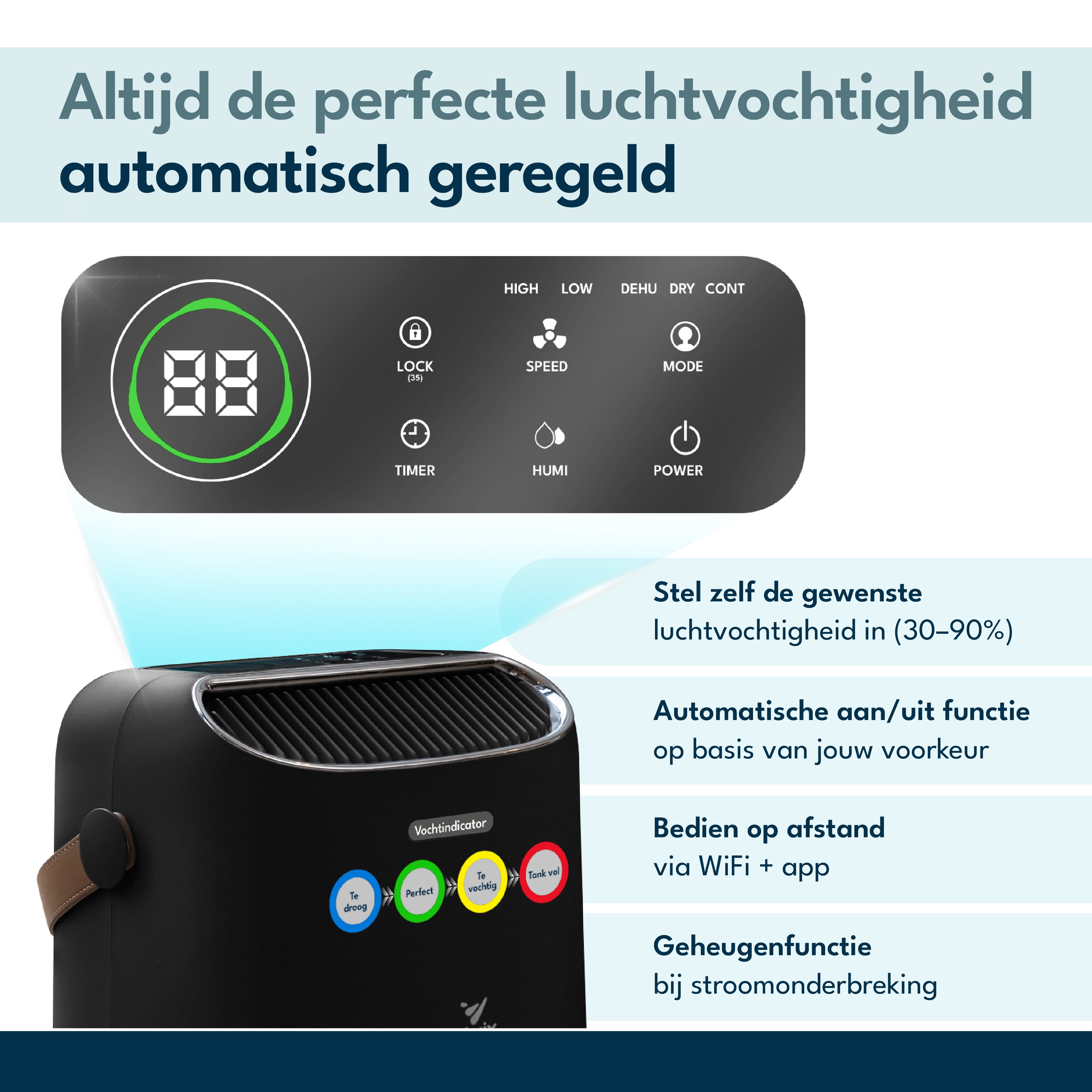 Vibrix DryFlow12 Pro Luchtontvochtiger