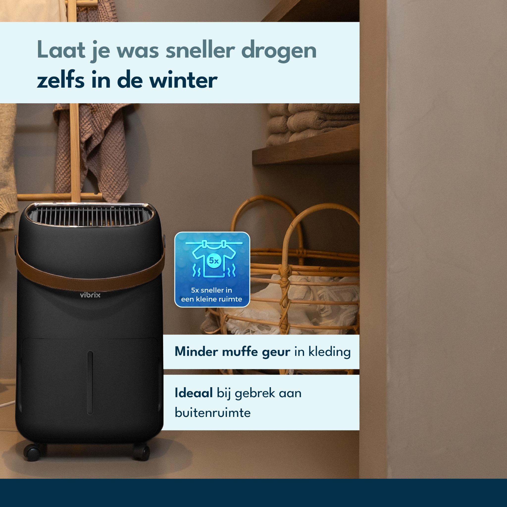 Vibrix DryFlow12 Pro Luchtontvochtiger
