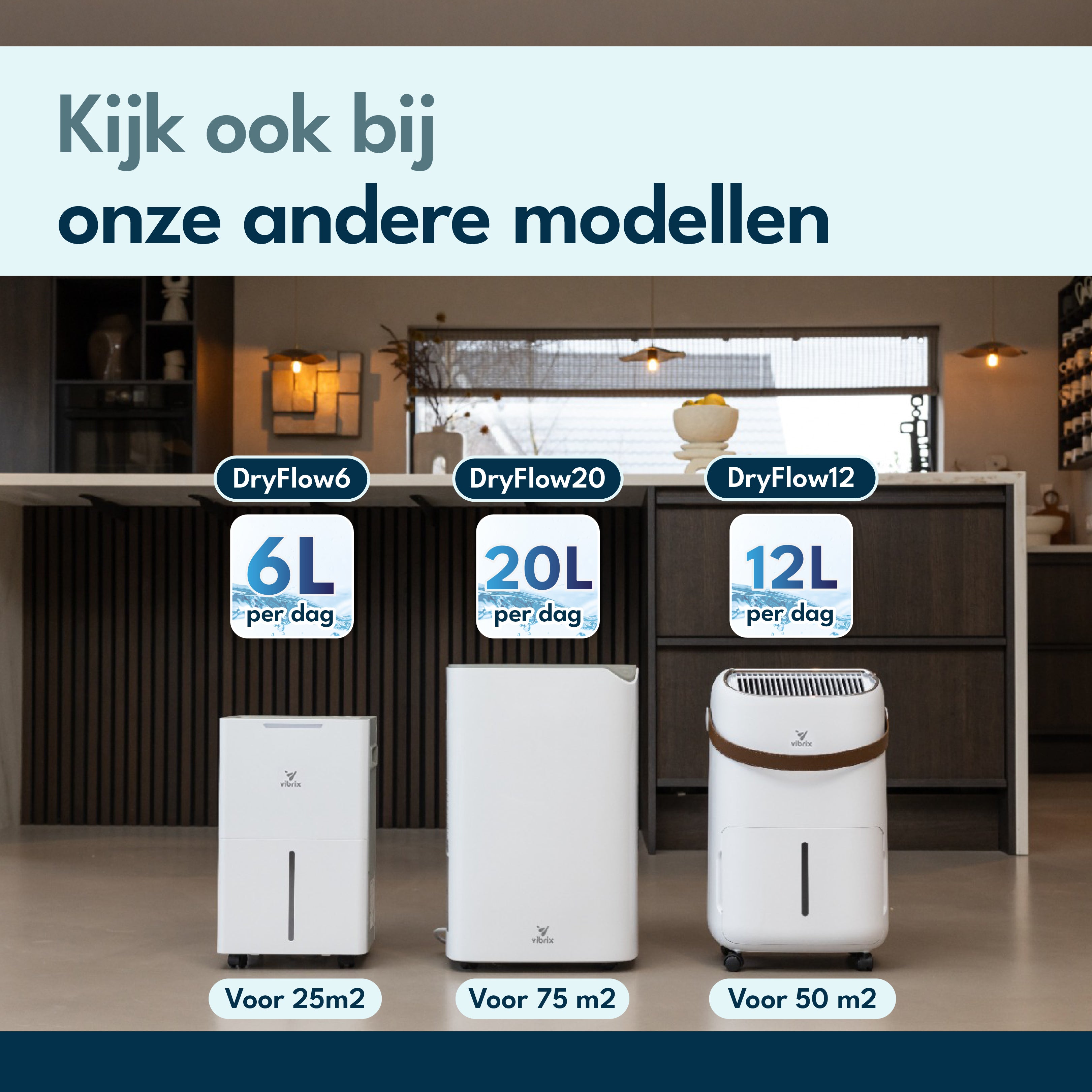 Vibrix DryFlow6 luchtontvochtiger