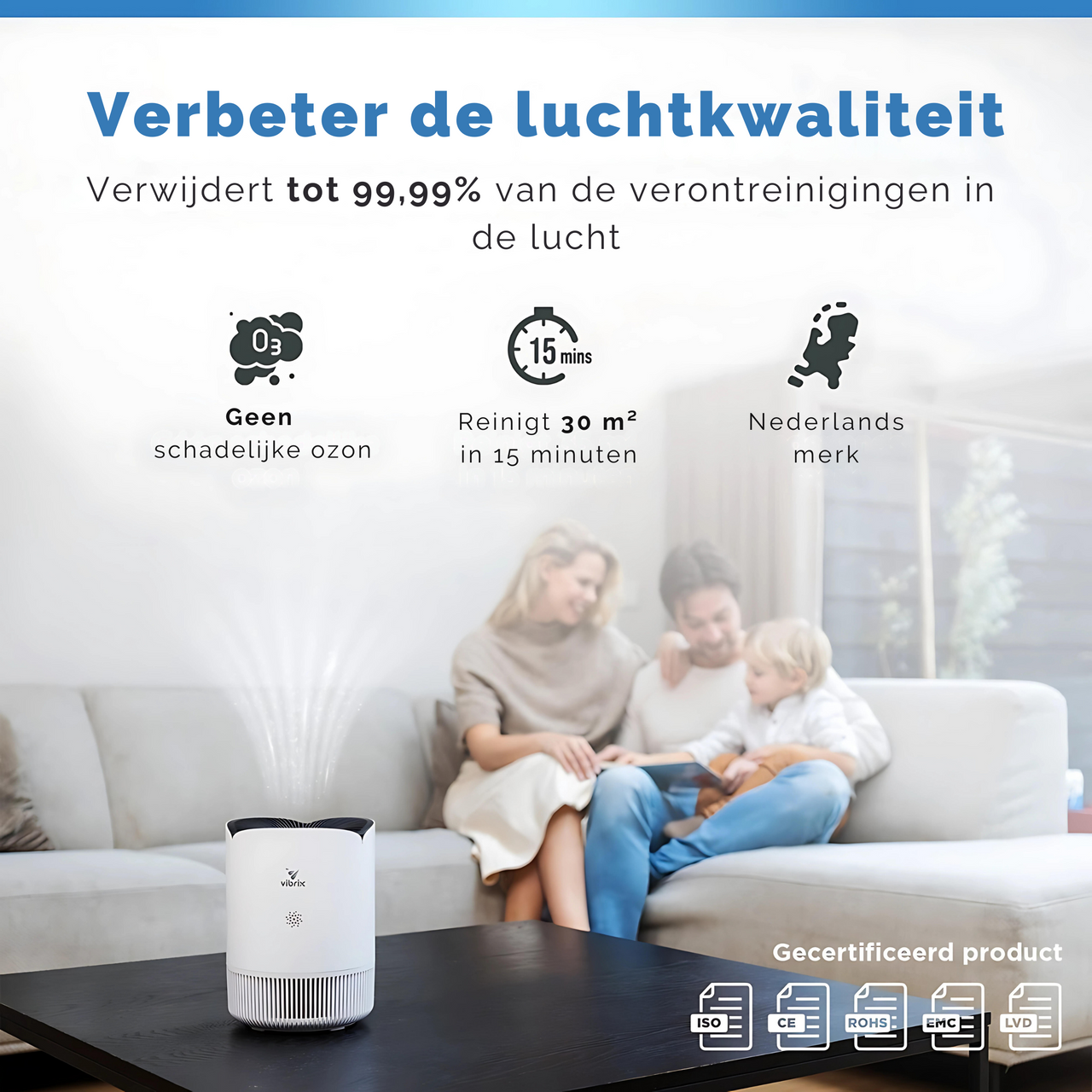 Vibrix Pureflow30 Luchtreiniger