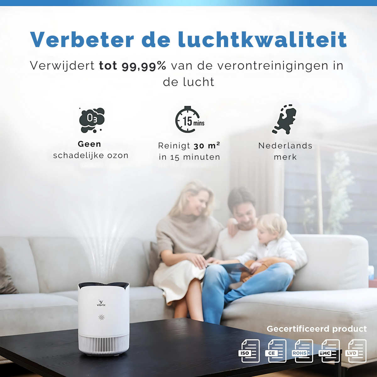 Vibrix PF30 Luchtreiniger (Tweedehands)