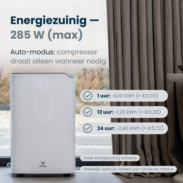 Vibrix DryFlow20 Luchtontvochtiger