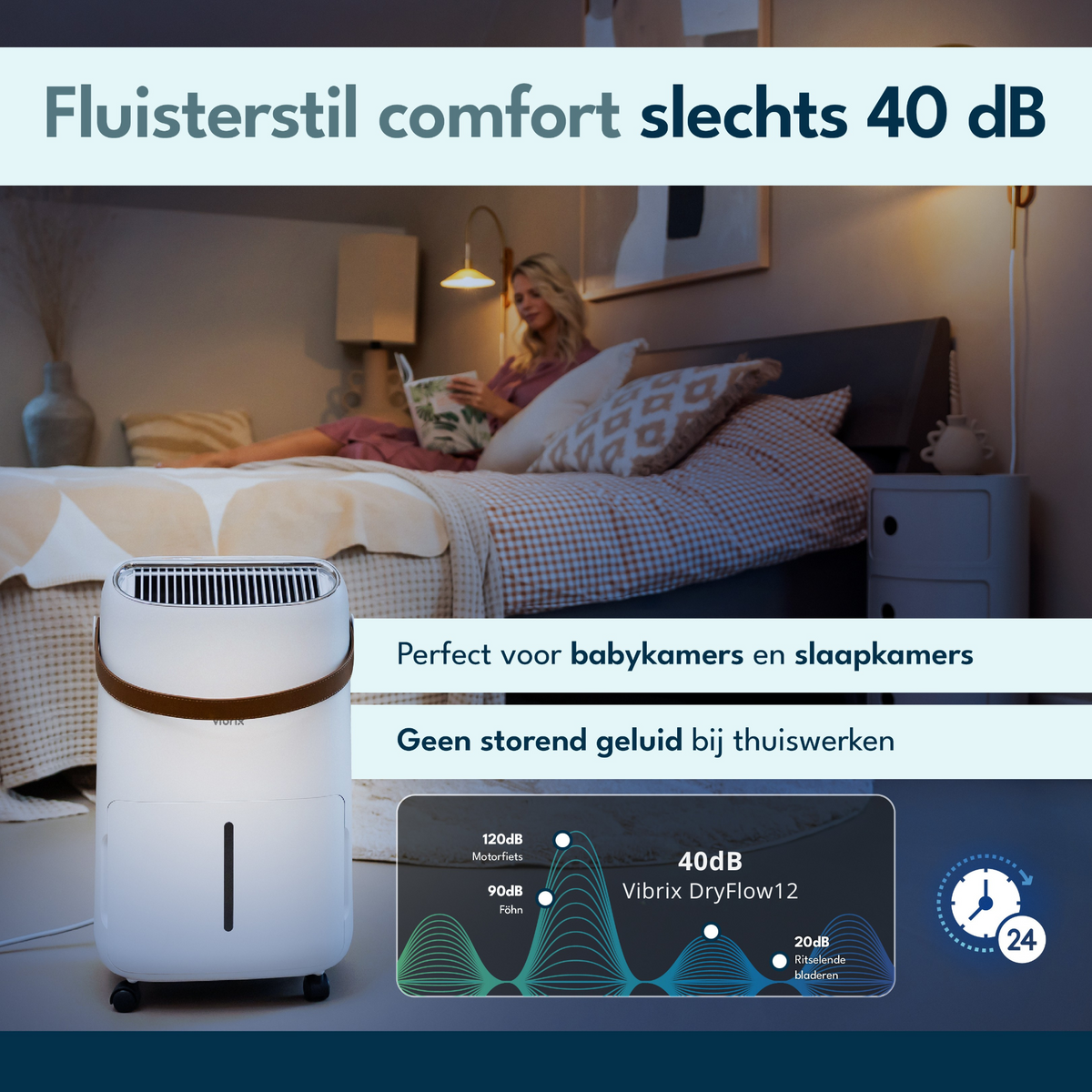 Vibrix DF12 Luchtontvochtiger (Tweedehands)
