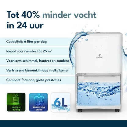 Vibrix DF6 Luchtontvochtiger (Tweedehands)