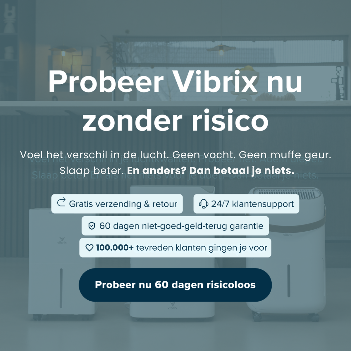 Vibrix DryFlow6 Luchtontvochtiger