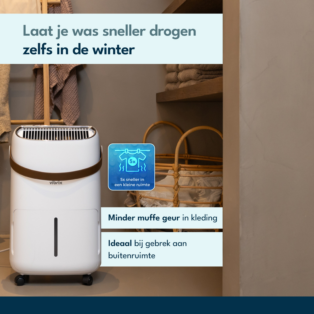 Vibrix DF12 Luchtontvochtiger (Tweedehands)