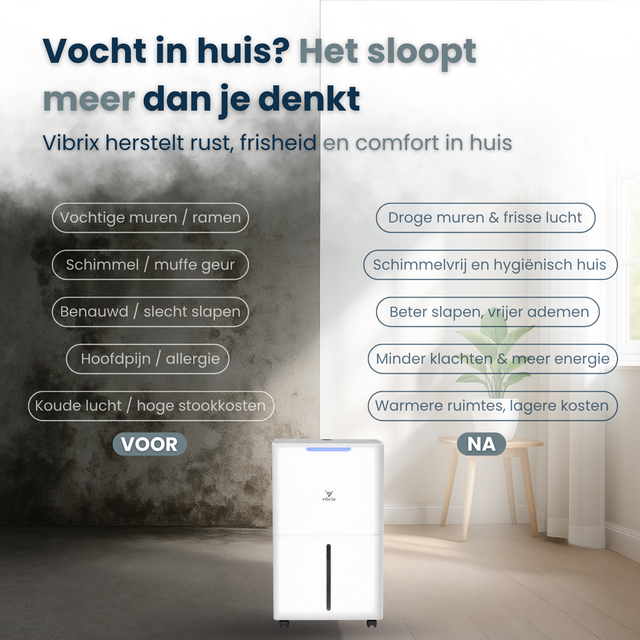 Vibrix DryFlow6 Luchtontvochtiger