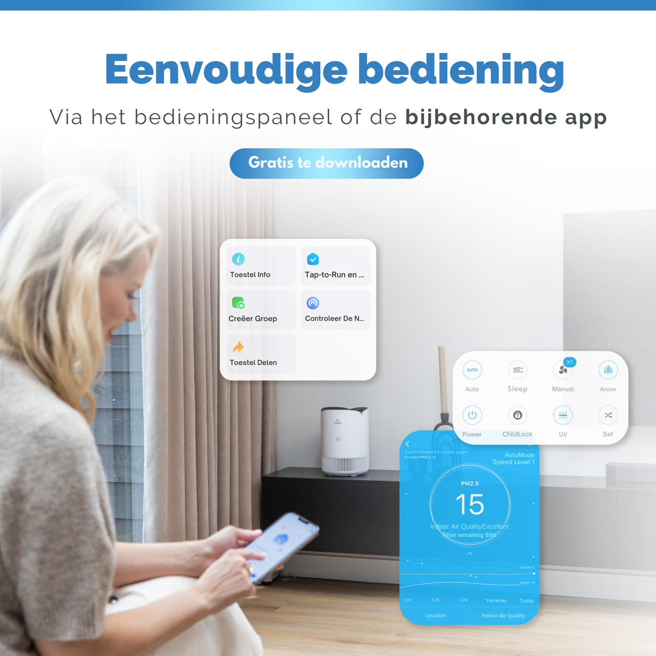 Vibrix Pureflow30 Luchtreiniger
