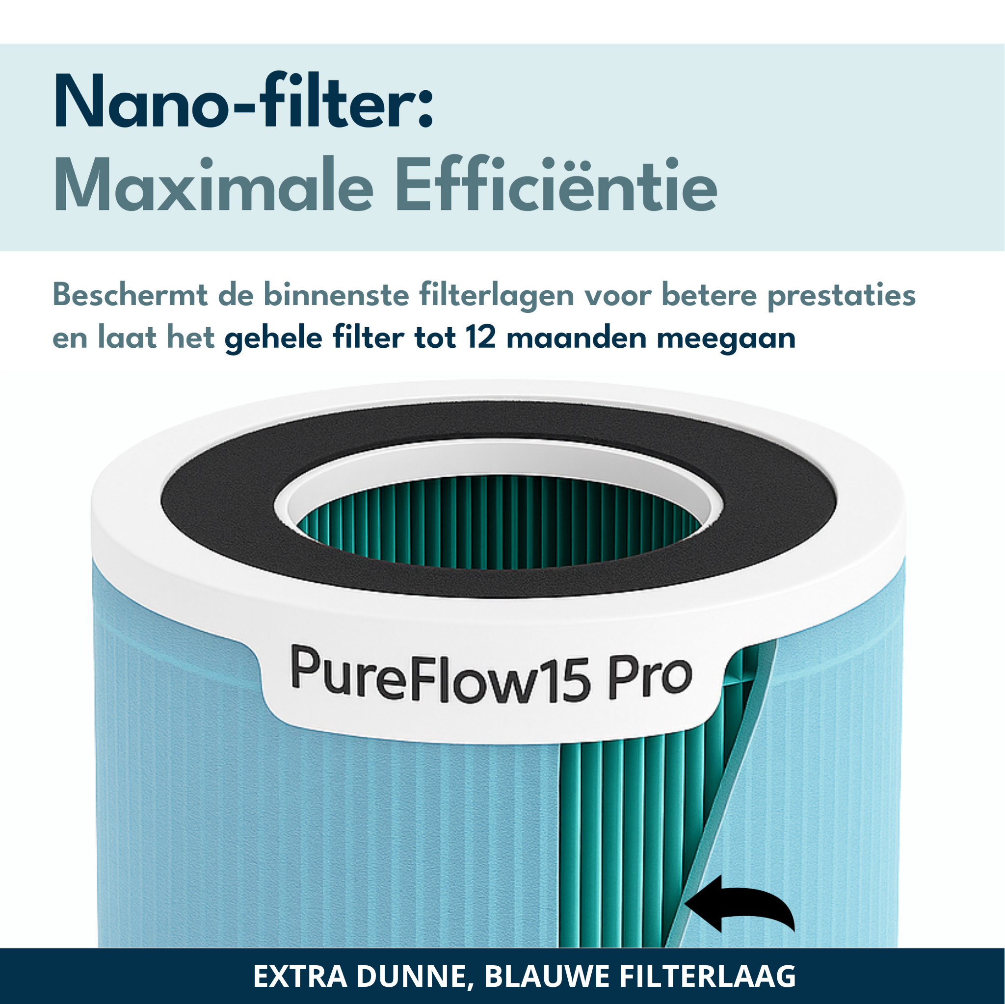 Vibrix PureFlow15 Pro luchtreiniger