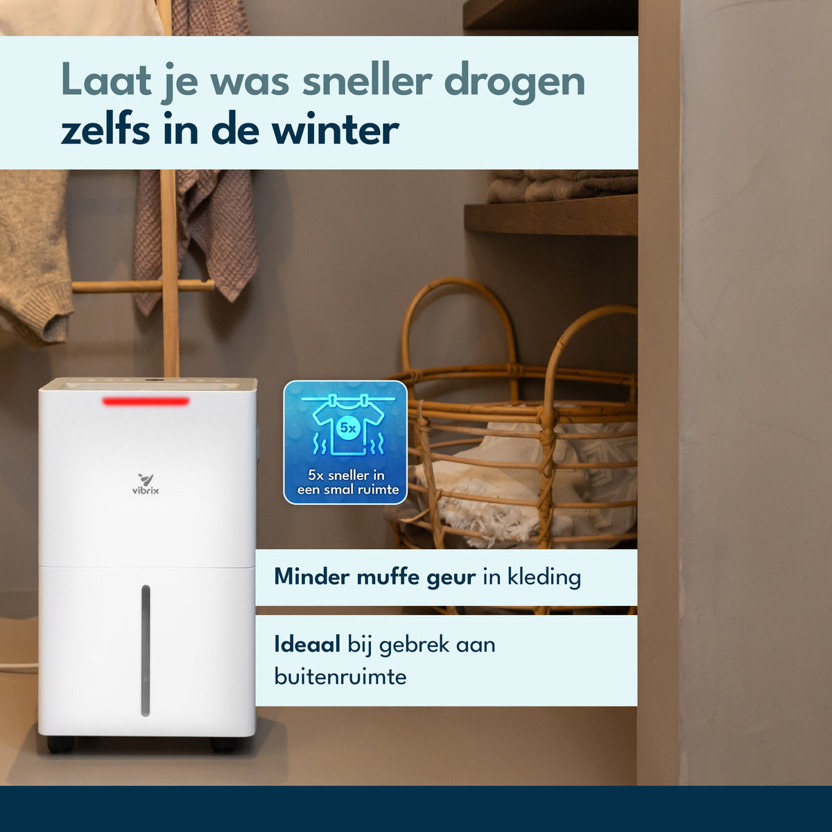 Vibrix DF6 Luchtontvochtiger (Tweedehands)