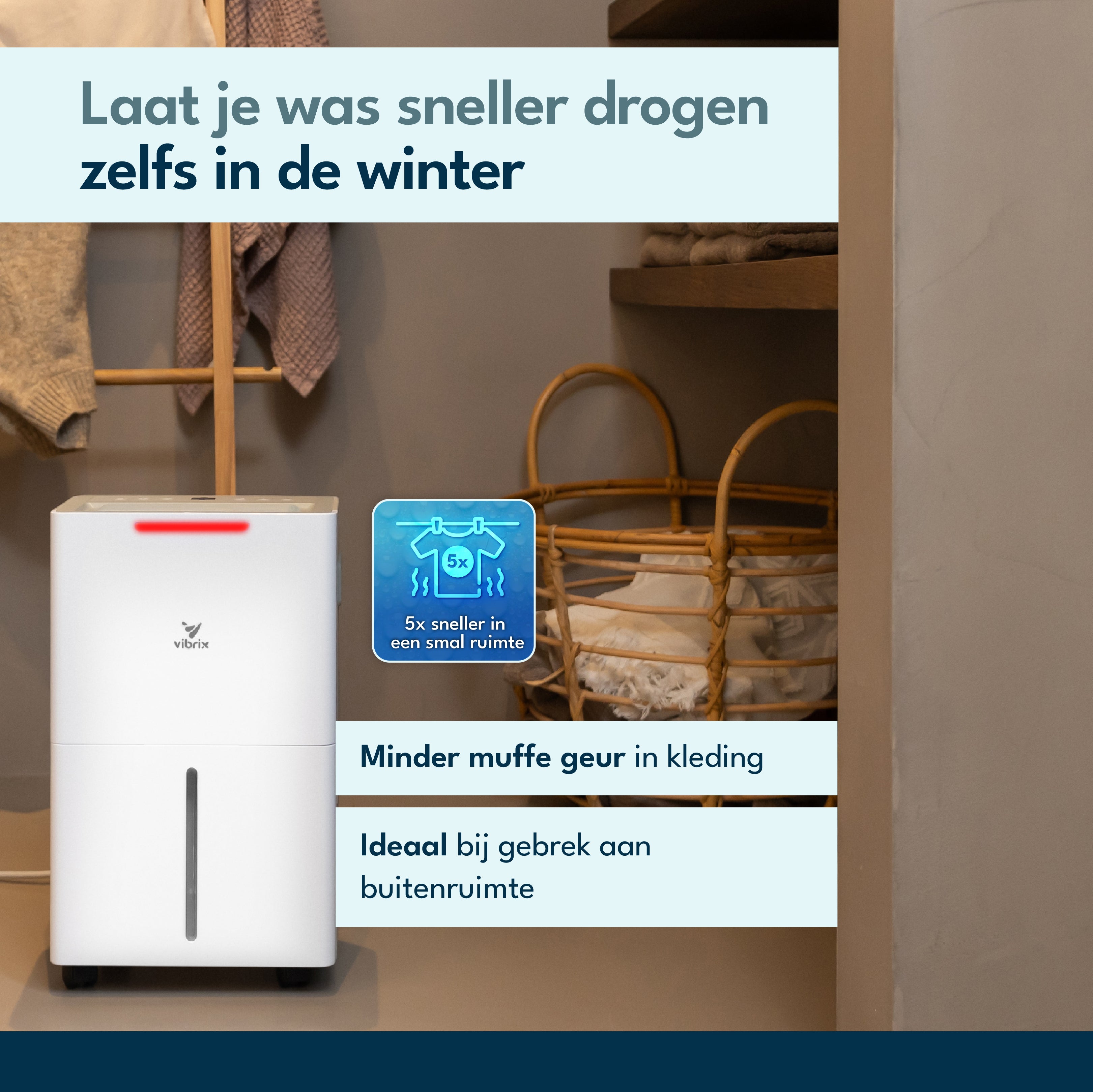 Vibrix DryFlow6 luchtontvochtiger