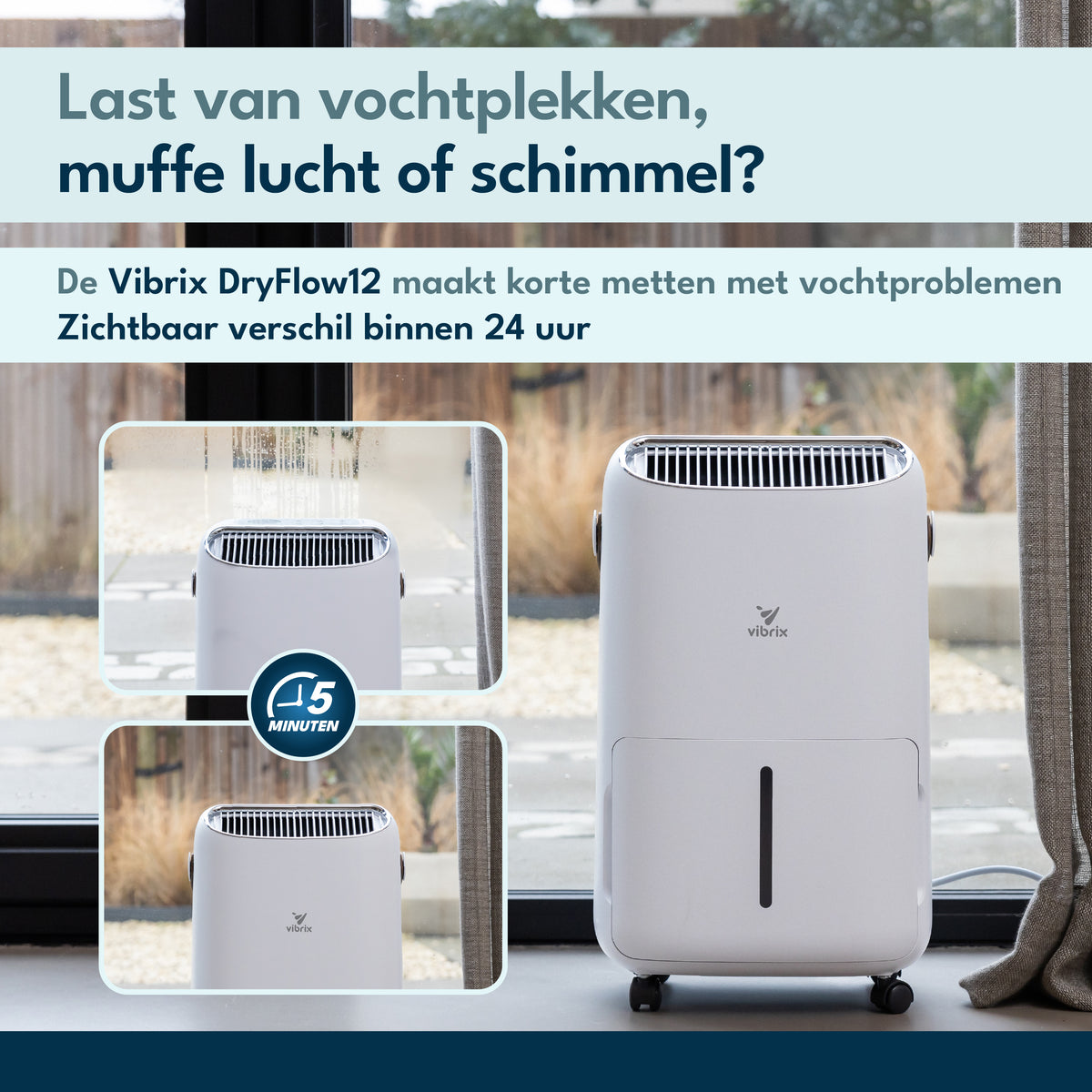 Vibrix DF12 Luchtontvochtiger (Tweedehands)