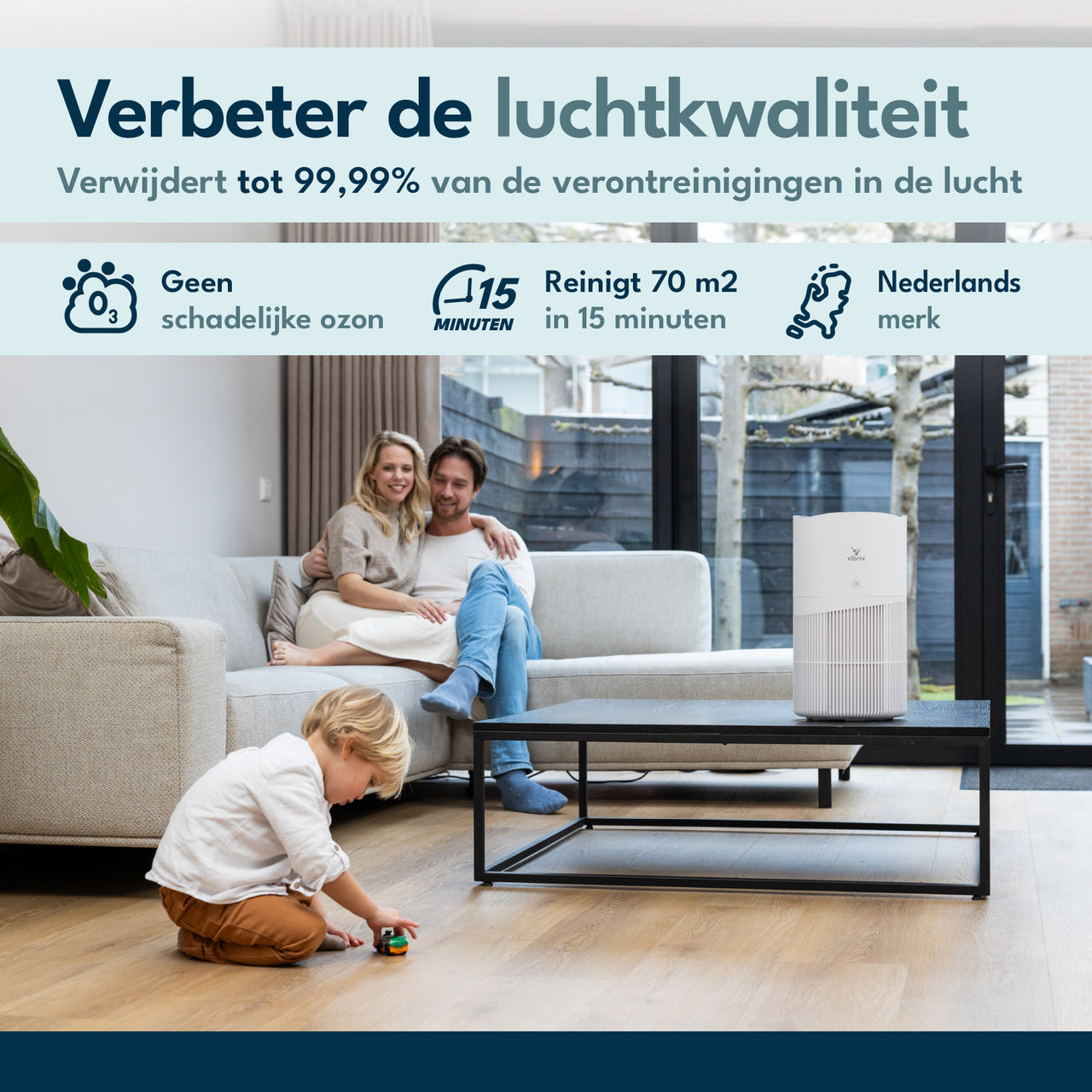 Vibrix PureFlow70 Luchtreiniger