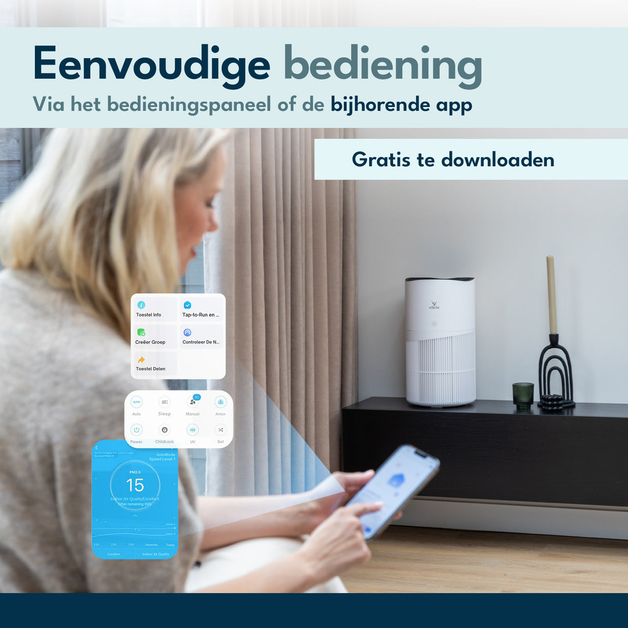 Vibrix PureFlow70 Luchtreiniger