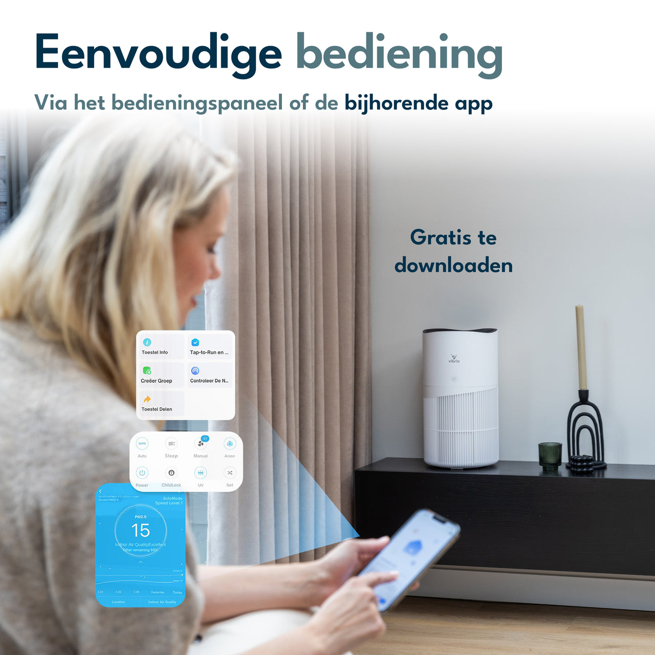 Vibrix PureFlow70 Luchtreiniger