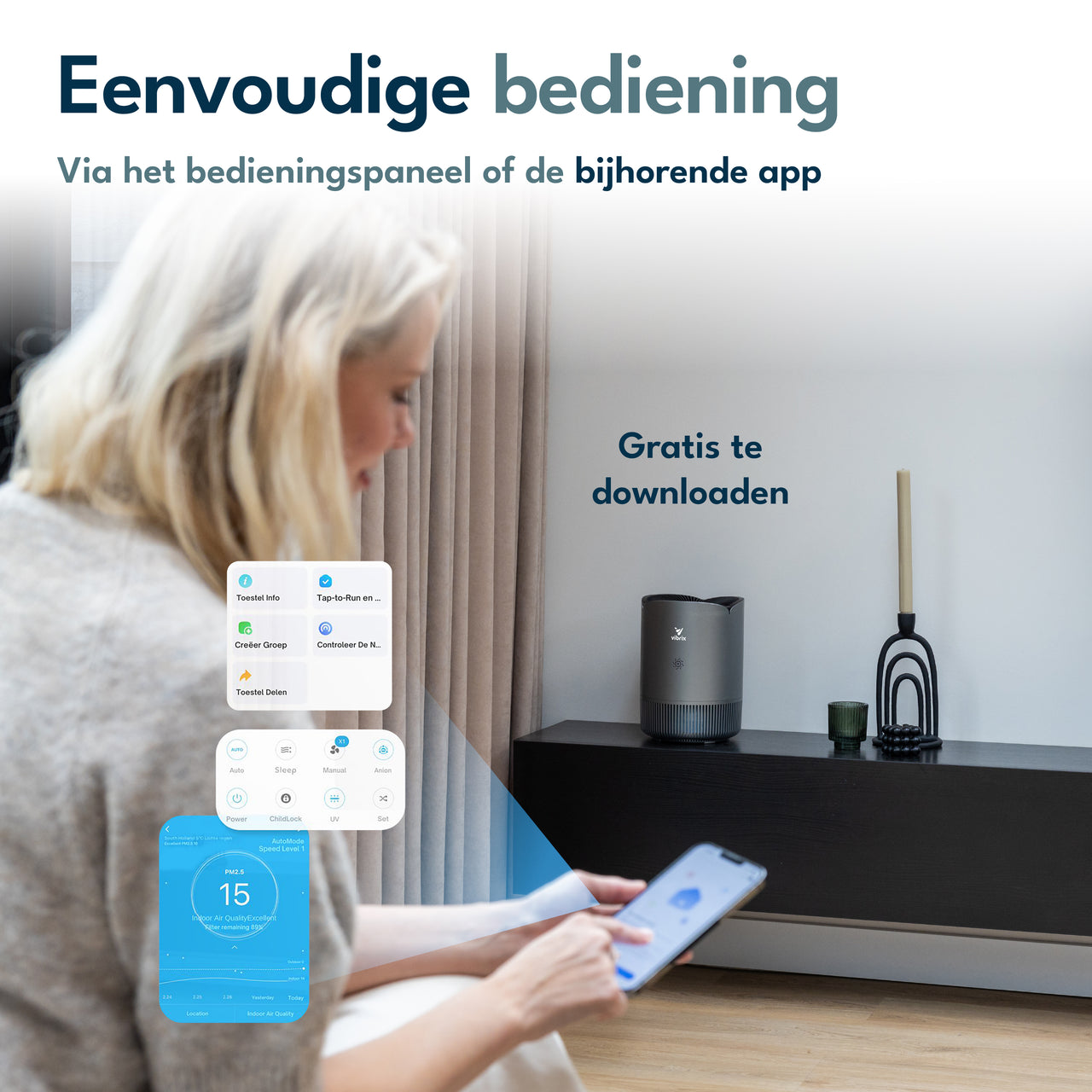 Vibrix PureFlow30 Luchtreiniger