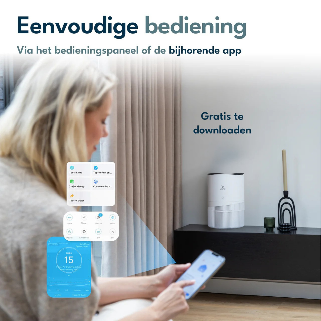 Vibrix PureFlow50 Luchtreiniger