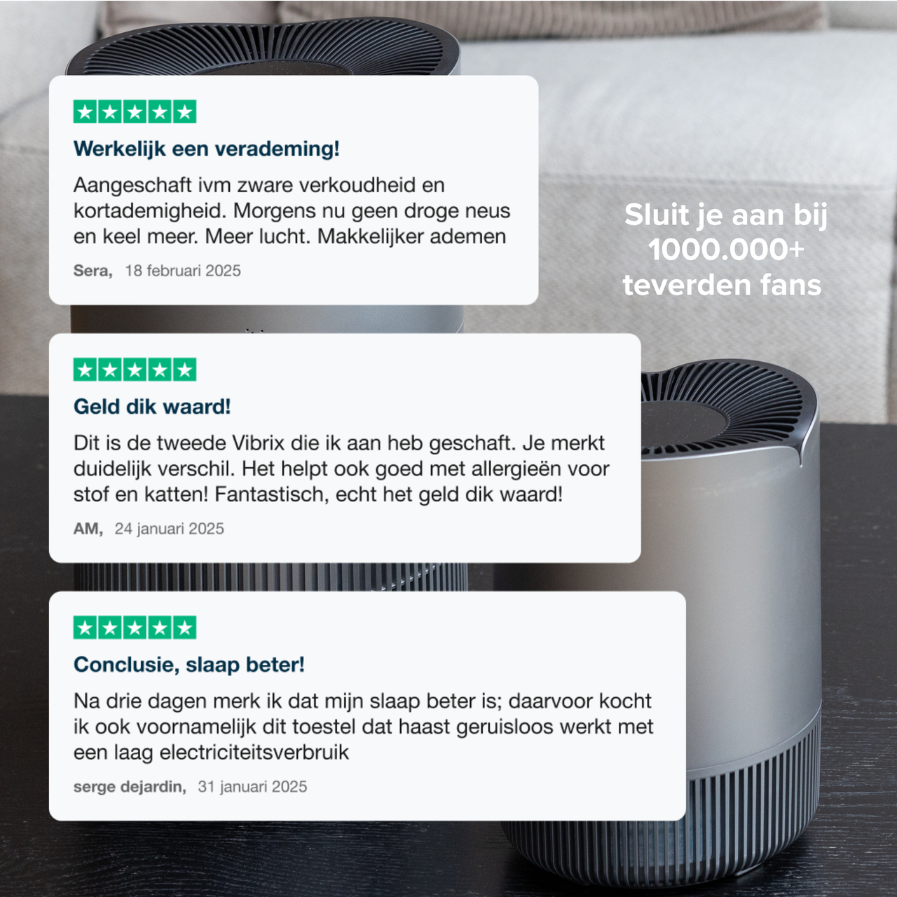 Vibrix PureFlow70 Luchtreiniger