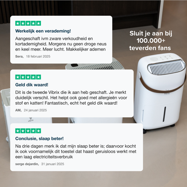 Vibrix DryFlow12 Luchtontvochtiger