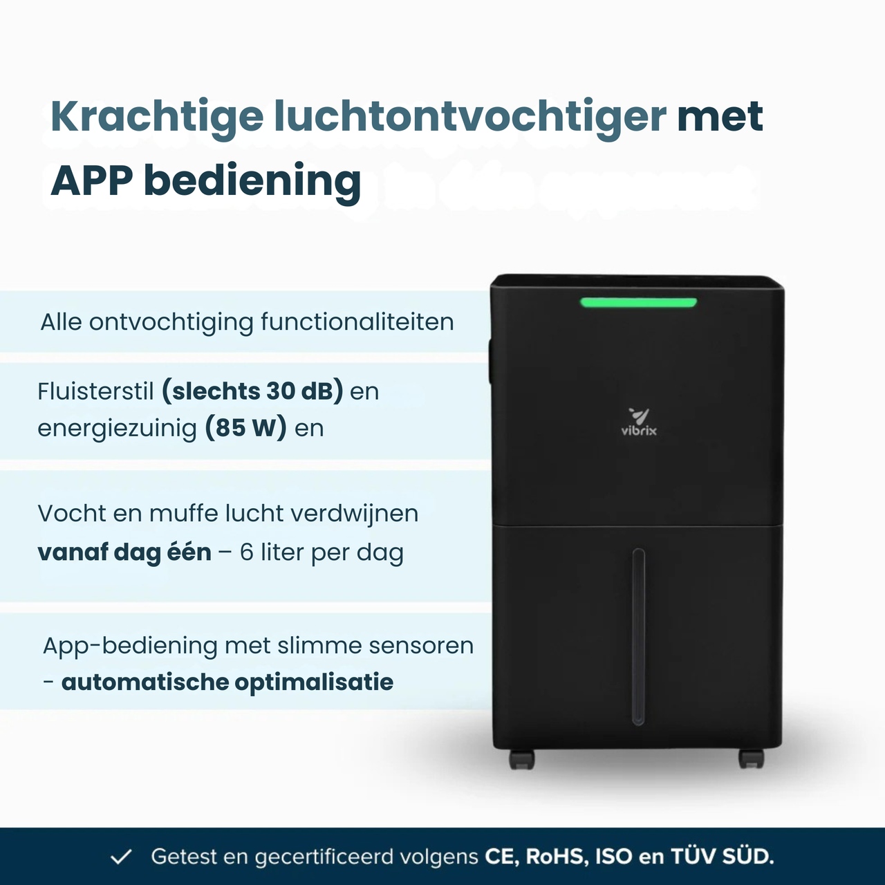 Vibrix DryFlow6 Luchtontvochtiger