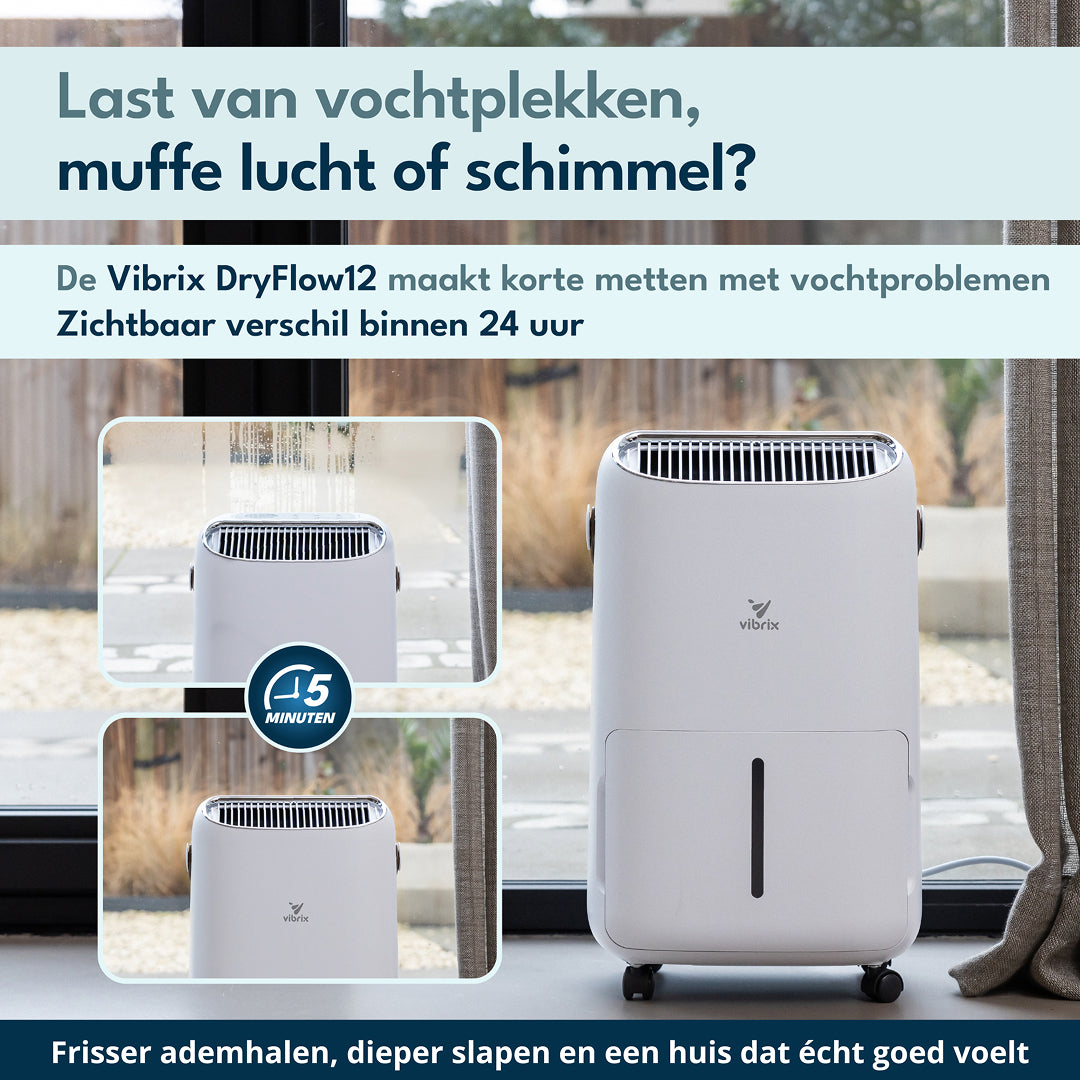 Vibrix DryFlow12 Luchtontvochtiger