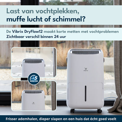 Vibrix DryFlow12 Luchtontvochtiger