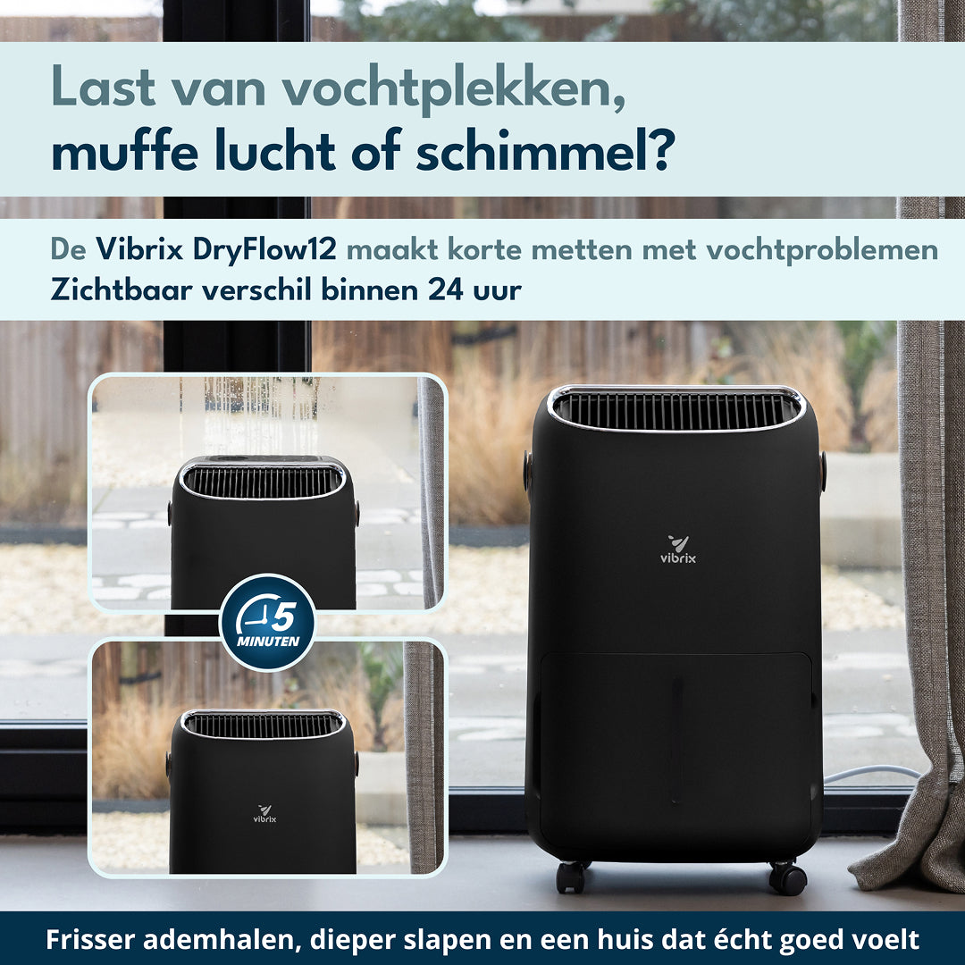 Vibrix DryFlow12 Luchtontvochtiger