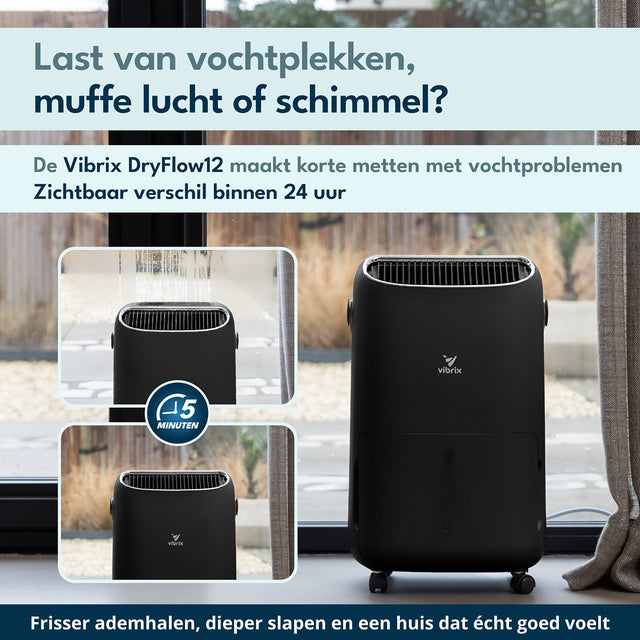 Vibrix DryFlow12 Luchtontvochtiger