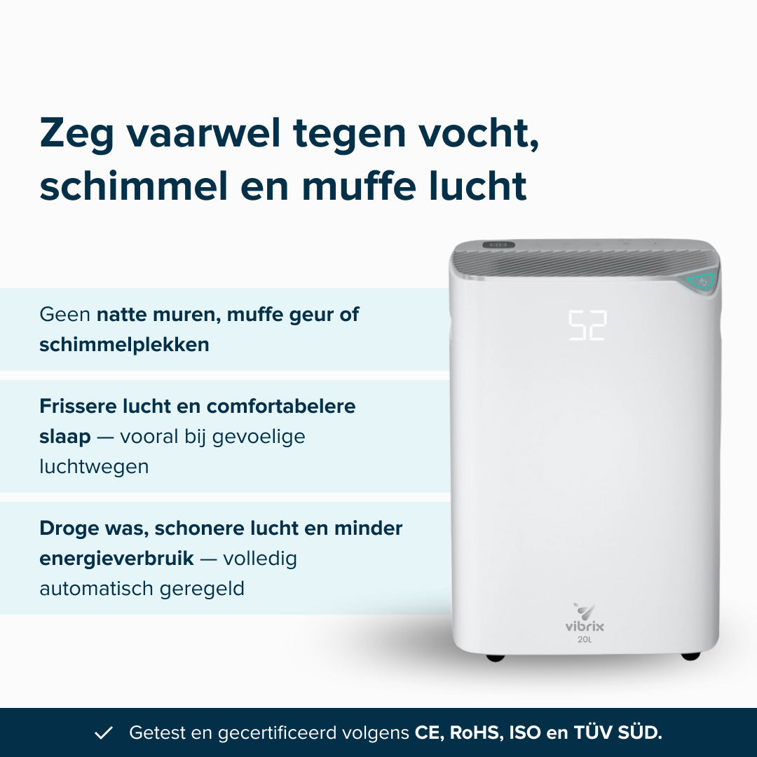 Vibrix DryFlow20 Luchtontvochtiger