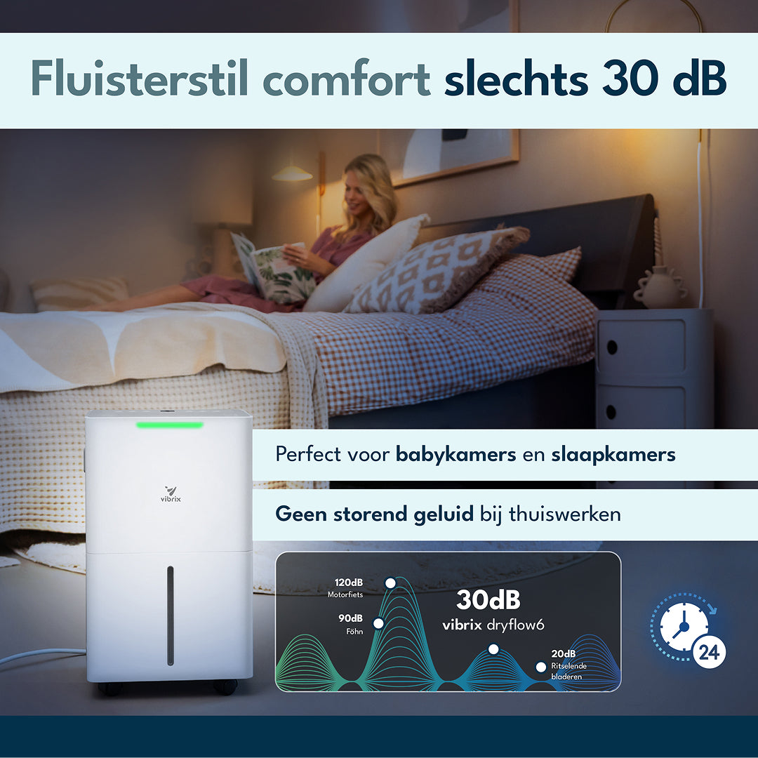 Vibrix DryFlow6 Luchtontvochtiger