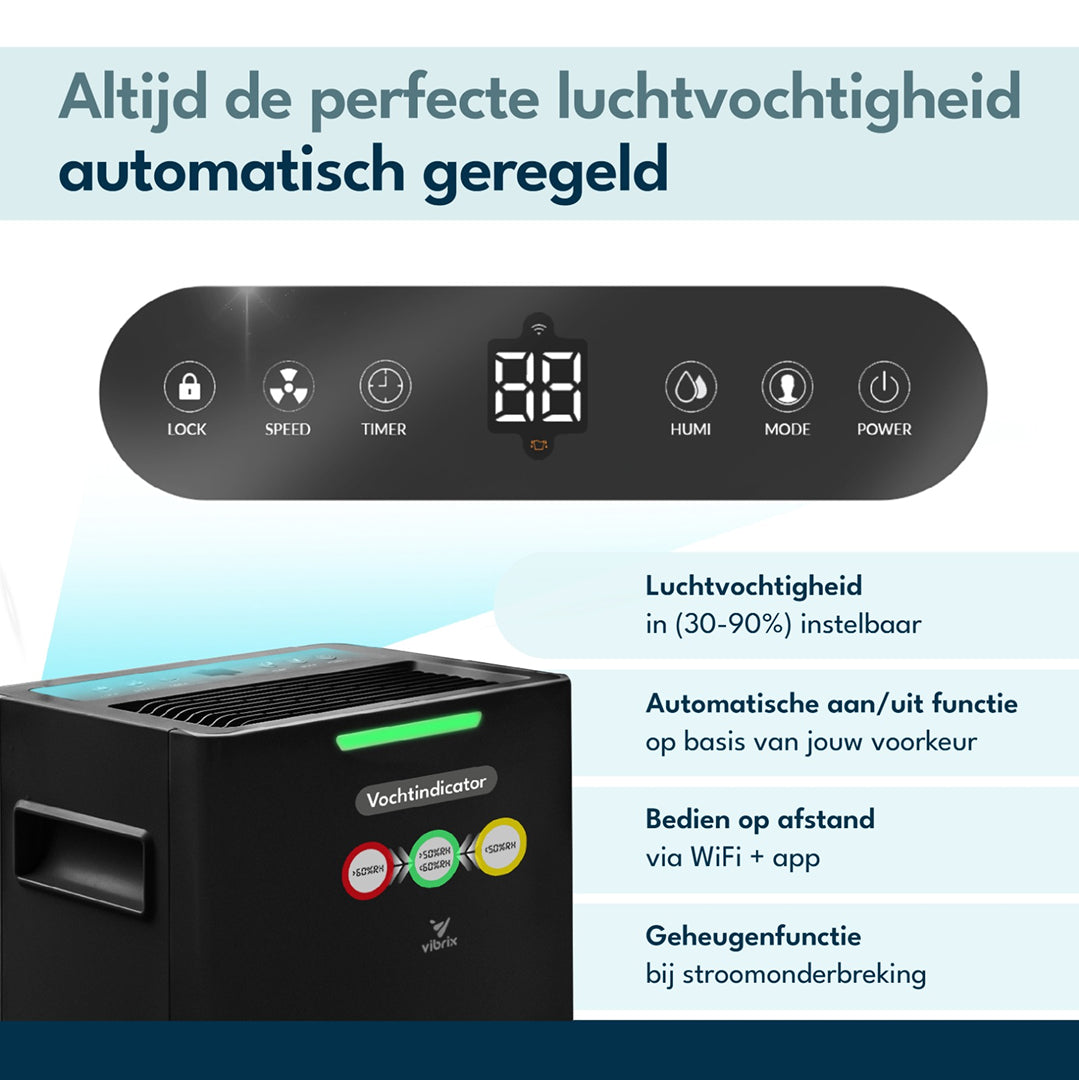 Vibrix DryFlow6 Luchtontvochtiger