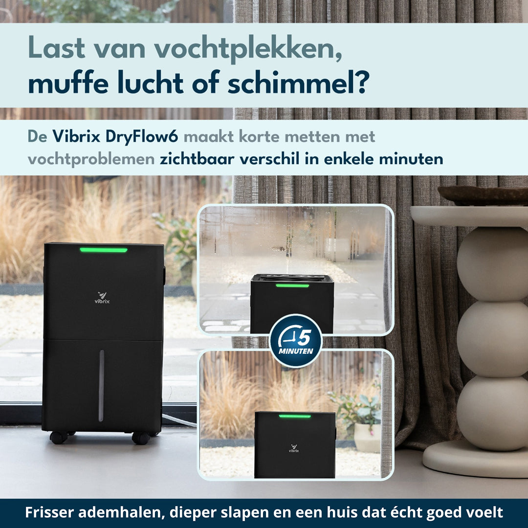 Vibrix DryFlow6 Luchtontvochtiger