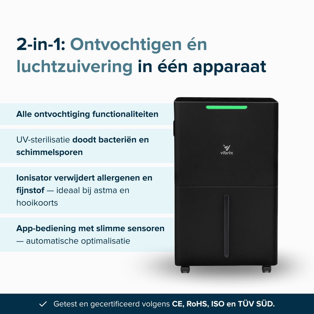Vibrix DryFlow6 Luchtontvochtiger