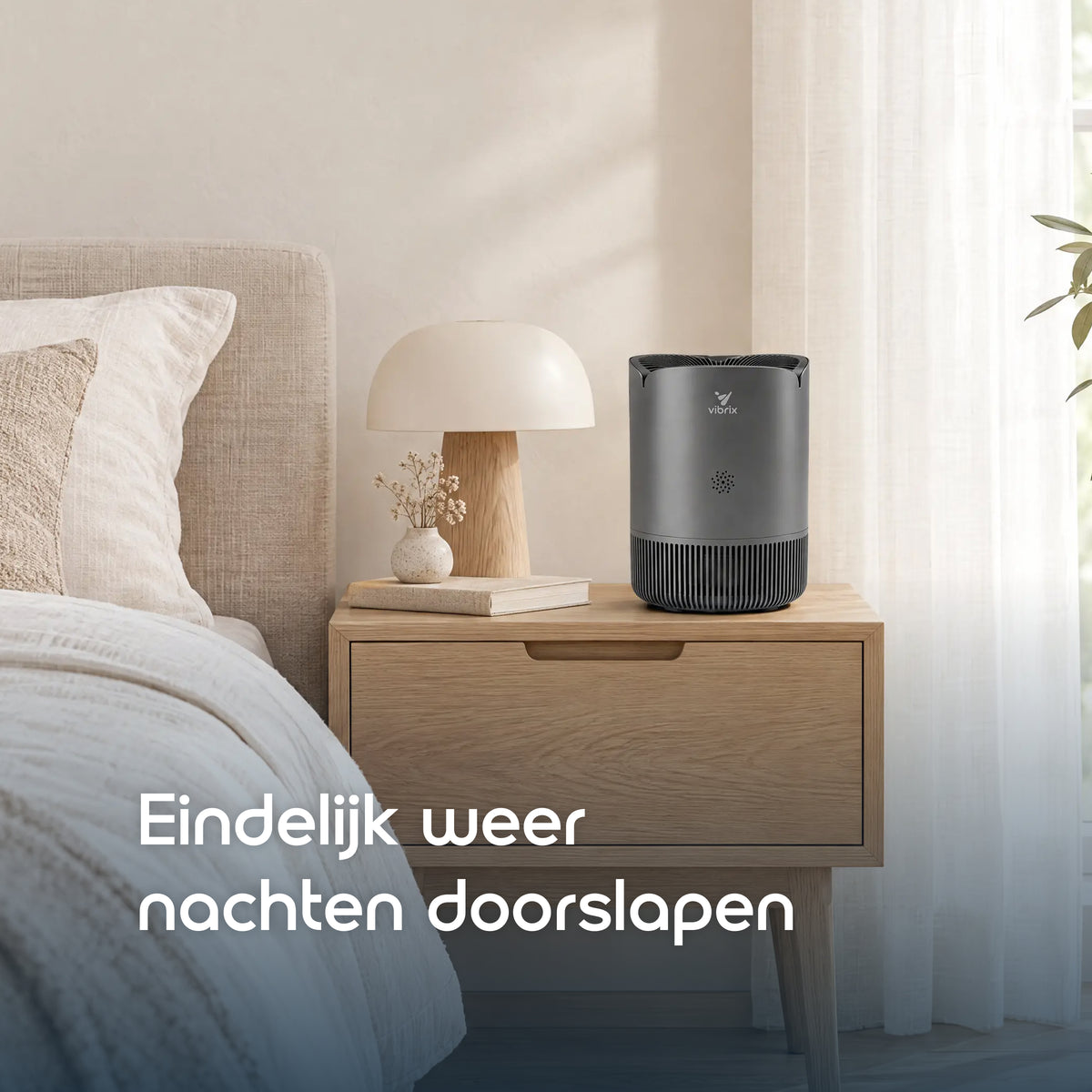 Vibrix PureFlow30 Pro luchtreiniger slaapkamer