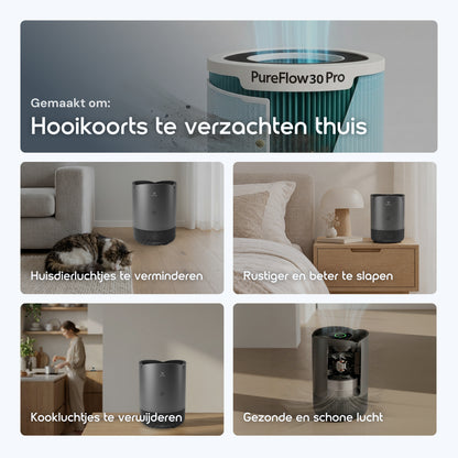 Vibrix PureFlow30 Pro luchtreiniger hooikoorts