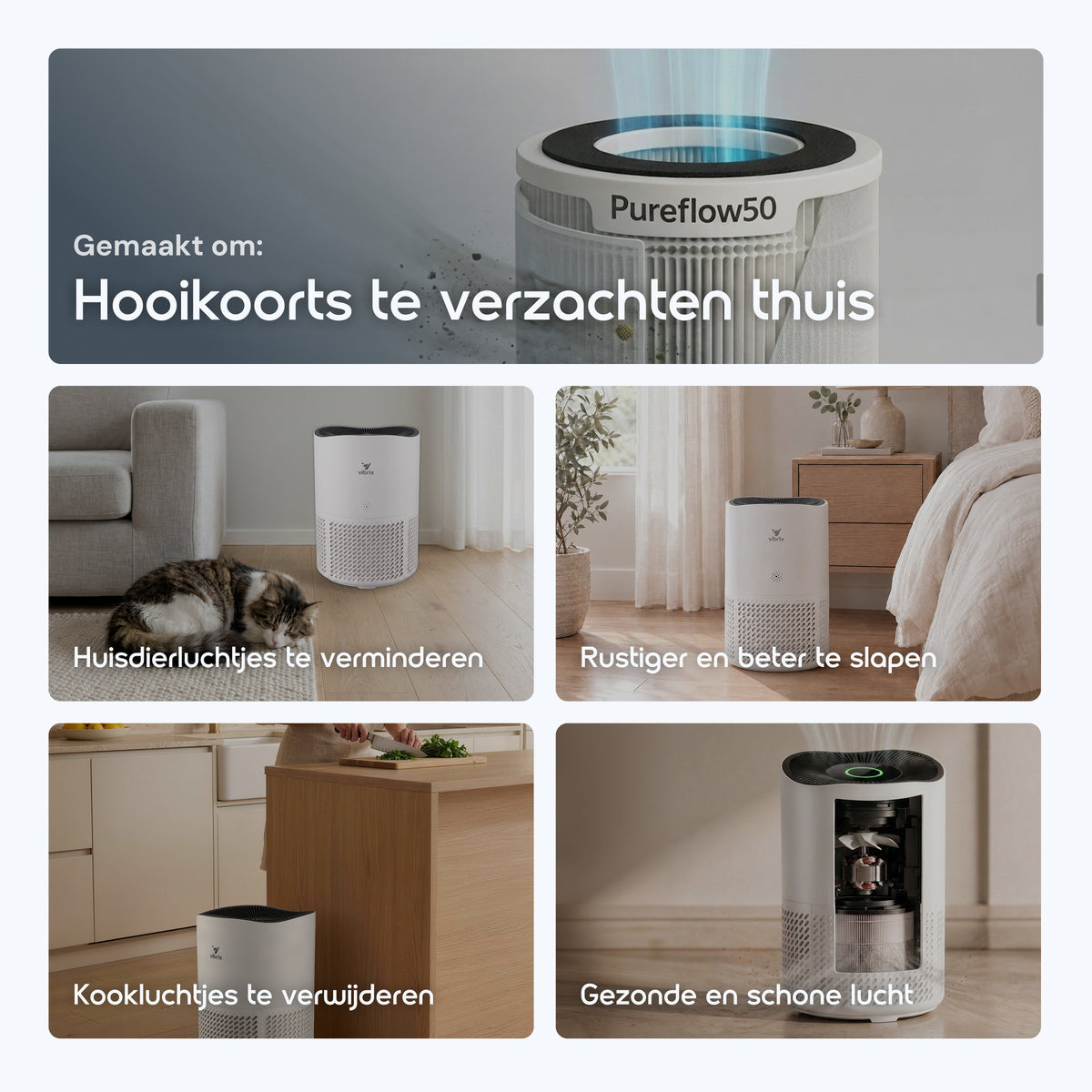 Vibrix PureFlow50 Luchtreiniger