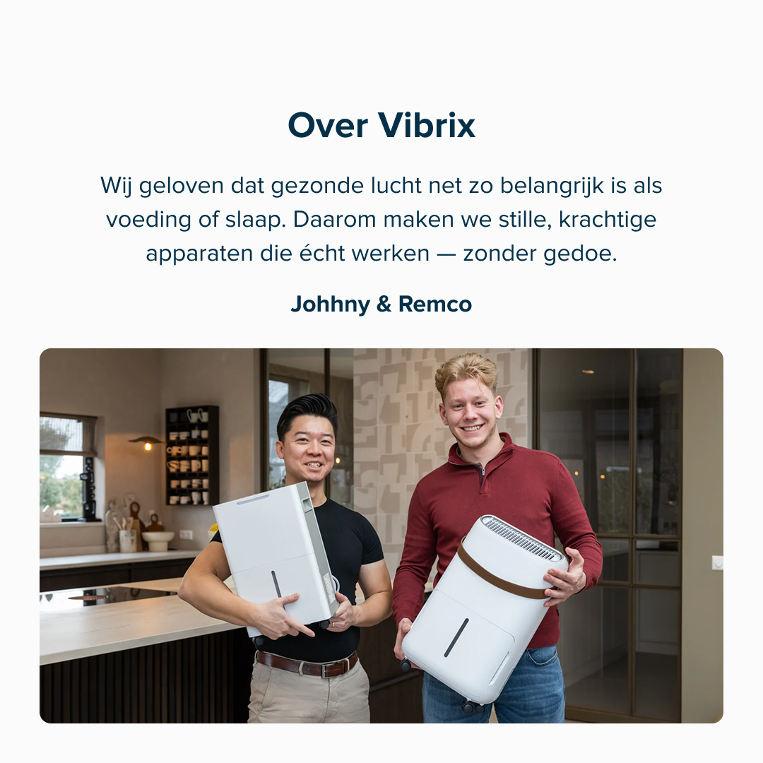 Vibrix PureFlow50 Over Ons
