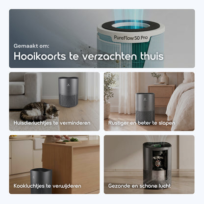 Vibrix PureFlow50 Pro luchtreiniger hooikoorts