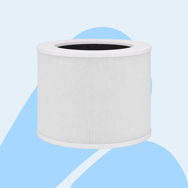 Vibrix PureFlow50 vervangingsfilter HEPA H13 productfoto blauw