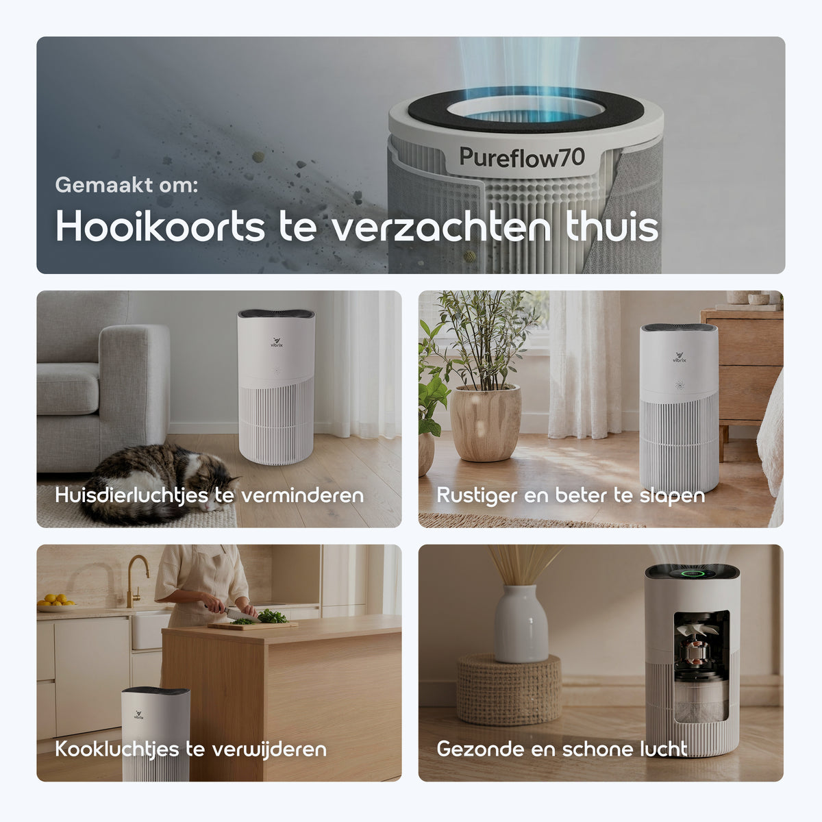 Vibrix PureFlow70 Luchtreiniger
